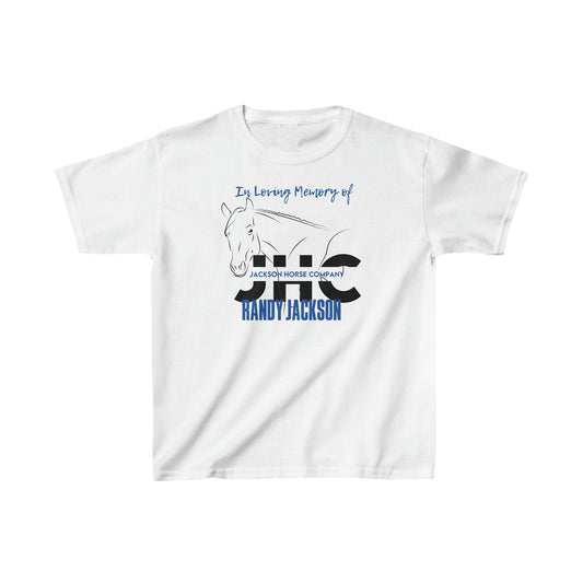 In loving Memory Of Randy Jackson Youth Tee Black Words
