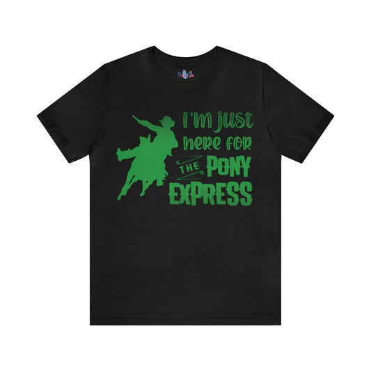 I'm just here for the pony express ( Green Gradient)